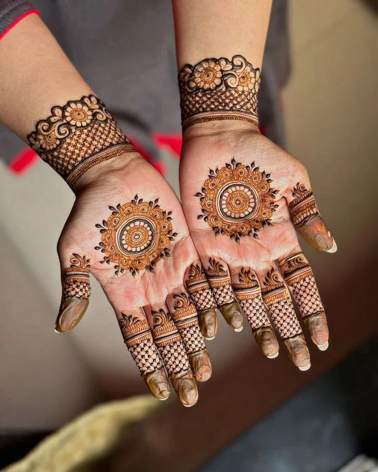 mandala mehndi design by Anil Jaipuri Mehandi Artist